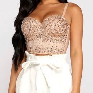 Windsor Reign N’ shine rhinestone bustier